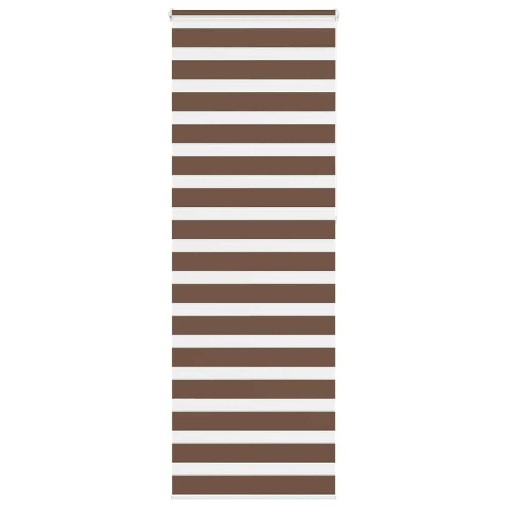Vidaxl (, 75 X 230 Cm) Zebra Blind Fabric Polyester Brown