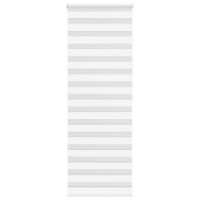 (white, 85 x 200 cm) vidaXL Zebra Blind Fabric Polyester
