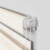 VidaXL vidaXL Doppelrollo Marmorbeige 85x150 cm Stoffbreite 80,9 cm Polyester 10