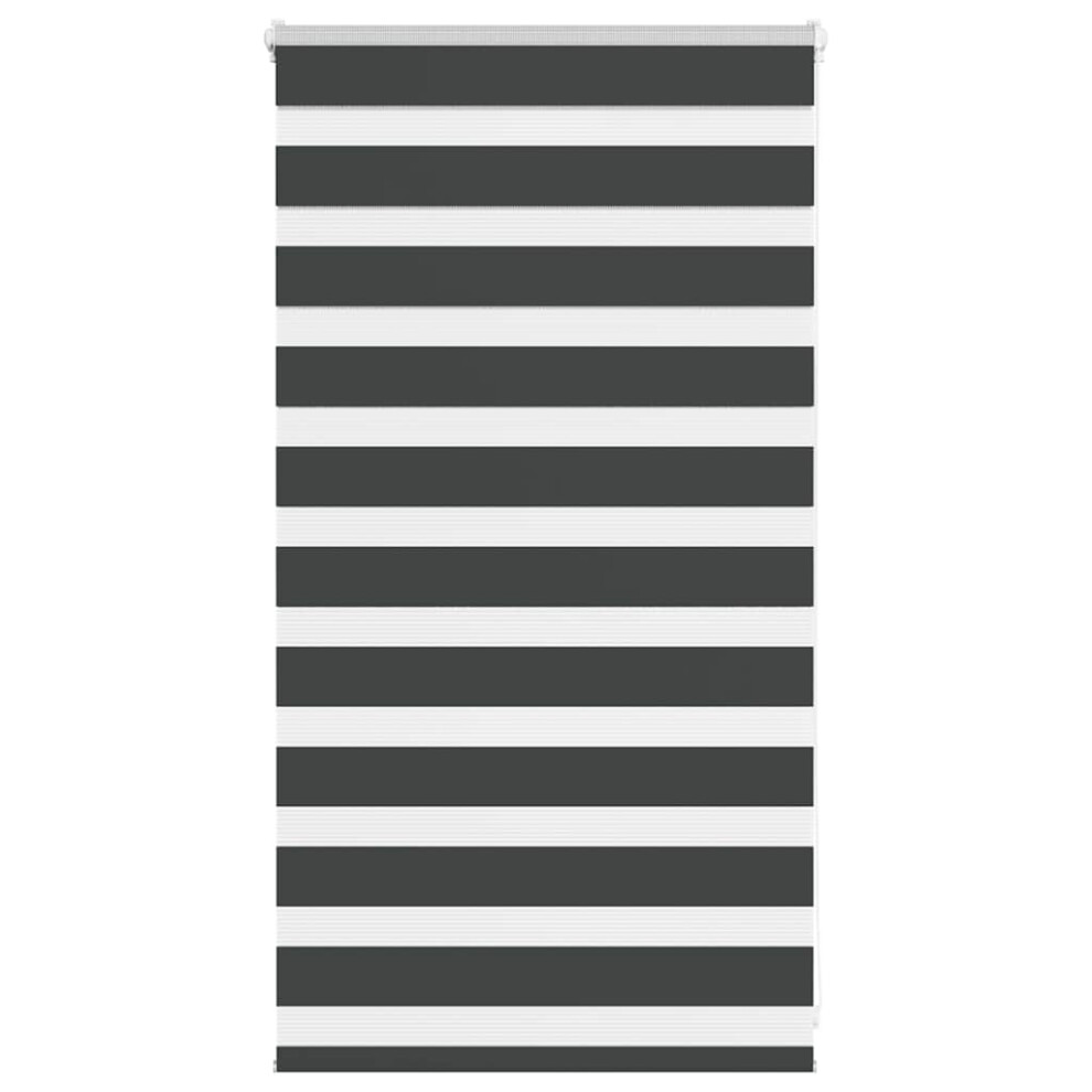 Vidaxl (, 75 X 100 Cm) Zebra Blind Fabric Polyester Black