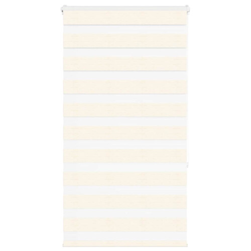 VidaXL vidaXL Doppelrollo Marmorbeige 75x150 cm Stoffbreite 70,9 cm Polyester