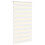 VidaXL vidaXL Doppelrollo Marmorbeige 75x150 cm Stoffbreite 70,9 cm Polyester 3