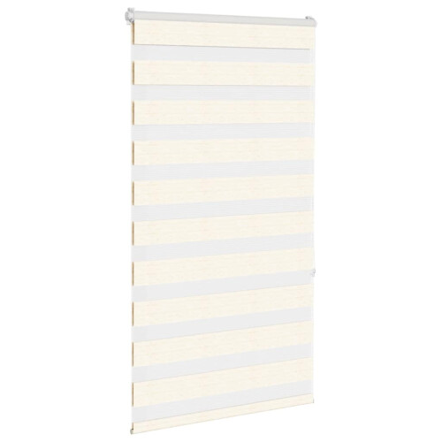VidaXL vidaXL Doppelrollo Marmorbeige 75x150 cm Stoffbreite 70,9 cm Polyester 2