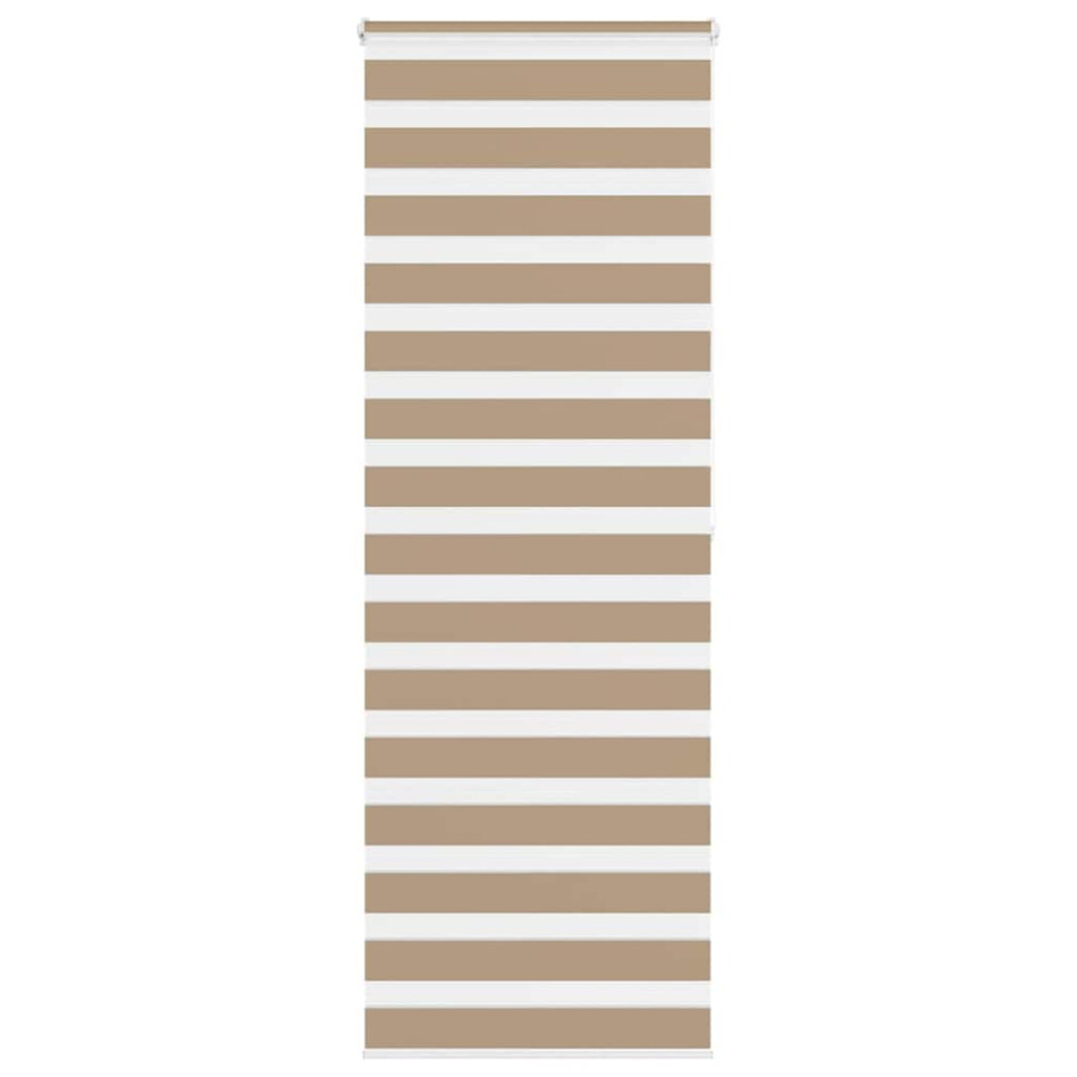 Vidaxl (Sand 75 X 200 Cm) Zebra Blind Fabric Polyester Brown