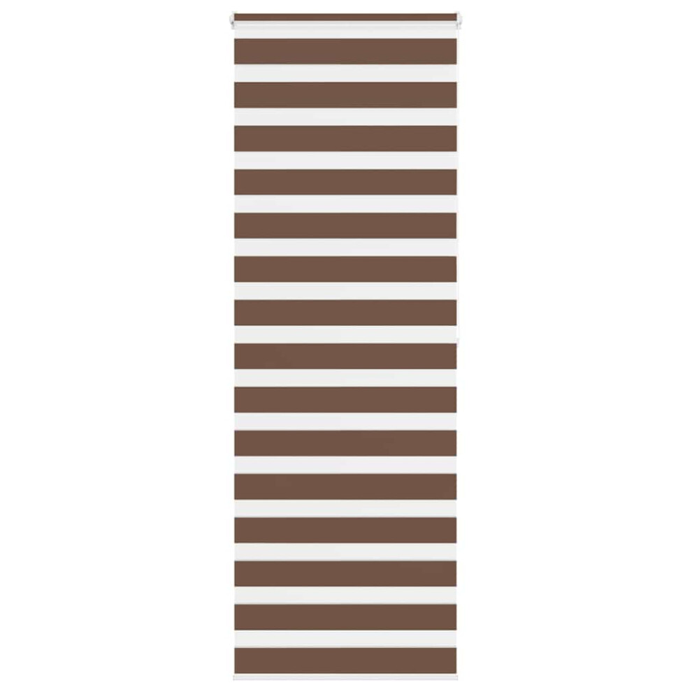 Vidaxl (, 75 X 200 Cm) Zebra Blind Fabric Polyester Brown