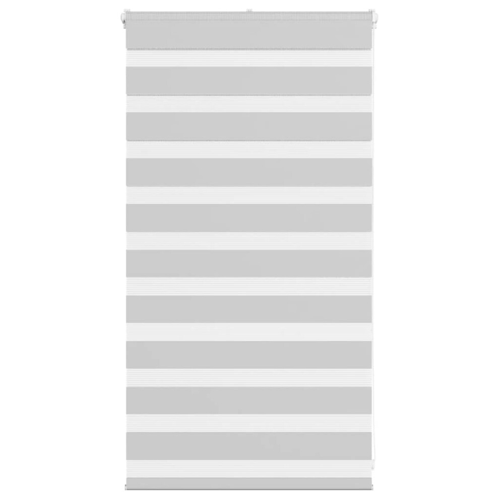 Vidaxl (Light Grey, 80 X 100 Cm) Zebra Blind Fabric Polyester