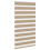 VidaXL vidaXL Doppelrollo Sandbraun 75x100 cm Stoffbreite 70,9 cm Polyester 3