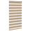 VidaXL vidaXL Doppelrollo Sandbraun 75x100 cm Stoffbreite 70,9 cm Polyester 5