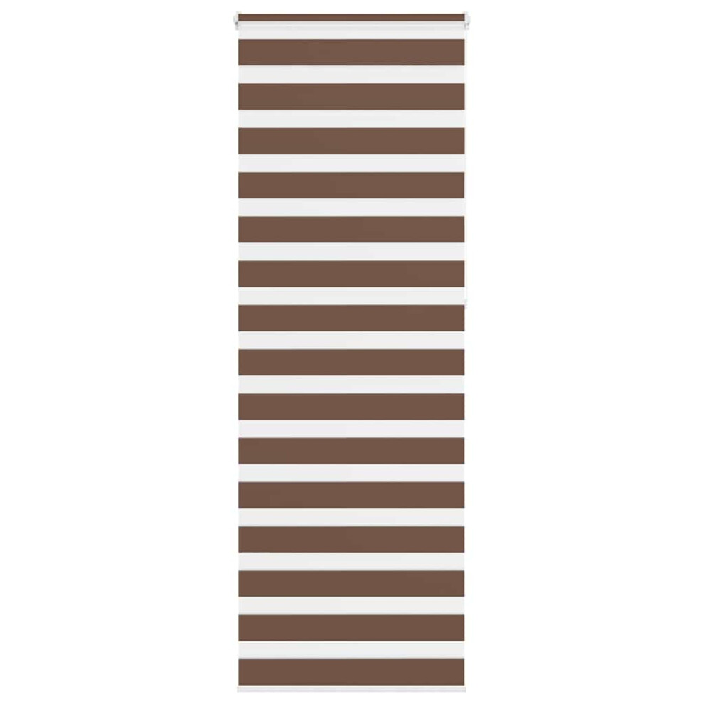 Vidaxl (, 85 X 230 Cm) Zebra Blind Fabric Polyester Brown