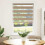 VidaXL vidaXL Doppelrollo Sandbraun 75x100 cm Stoffbreite 70,9 cm Polyester 2