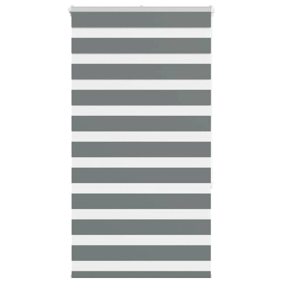 Vidaxl (Dark Grey, 85 X 150 Cm) Zebra Blind Fabric Polyester