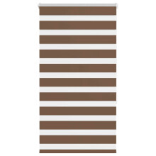 (brown, 75 x 150 cm) vidaXL Zebra Blind Fabric Polyester