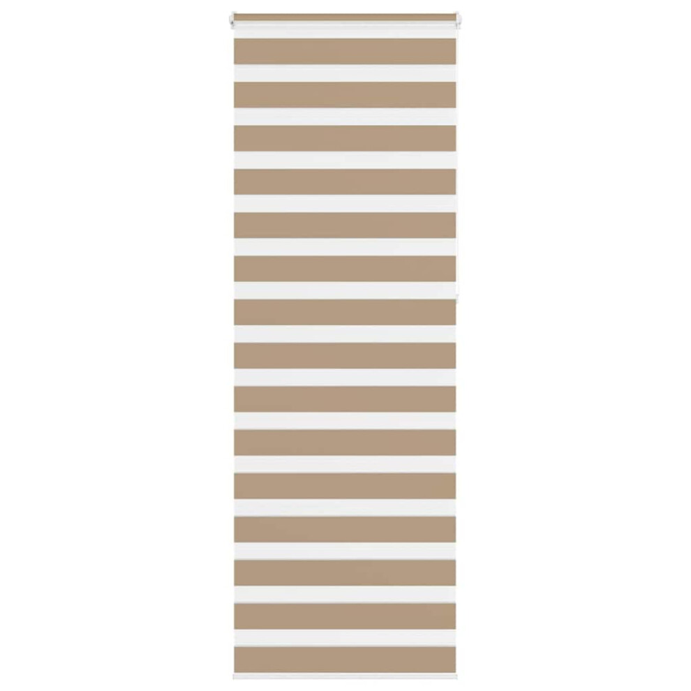 Vidaxl (Sand 75 X 230 Cm) Zebra Blind Fabric Polyester Brown