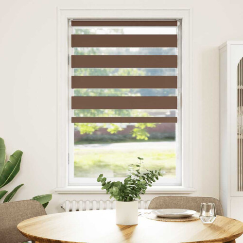 VidaXL (brown, 75 x 150 cm) vidaXL Zebra Blind Fabric Polyester 1