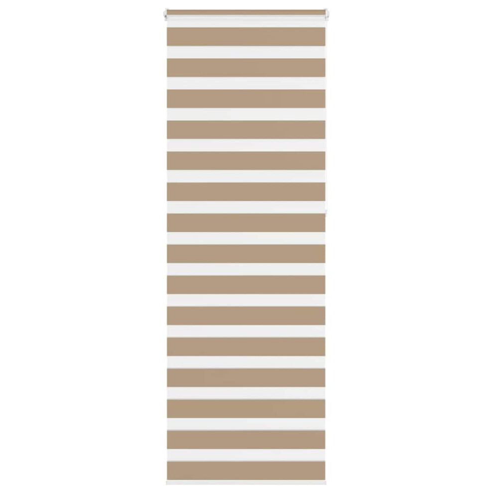 Vidaxl (Sand 85 X 230 Cm) Zebra Blind Fabric Polyester Brown