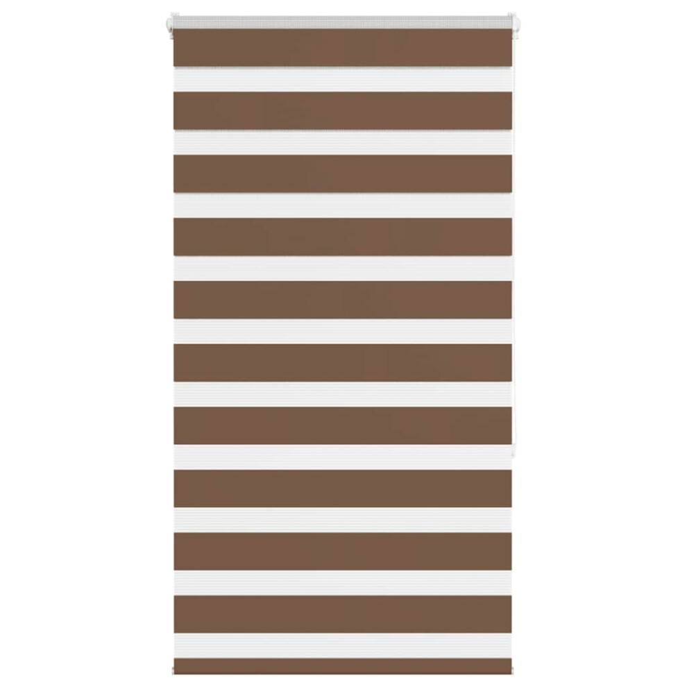 Vidaxl (Brown, 85 X 150 Cm) Zebra Blind Fabric Polyester