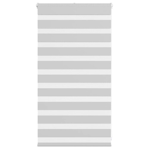 VidaXL vidaXL Doppelrollo Hellgrau 90x100 cm Stoffbreite 85,9 cm Polyester
