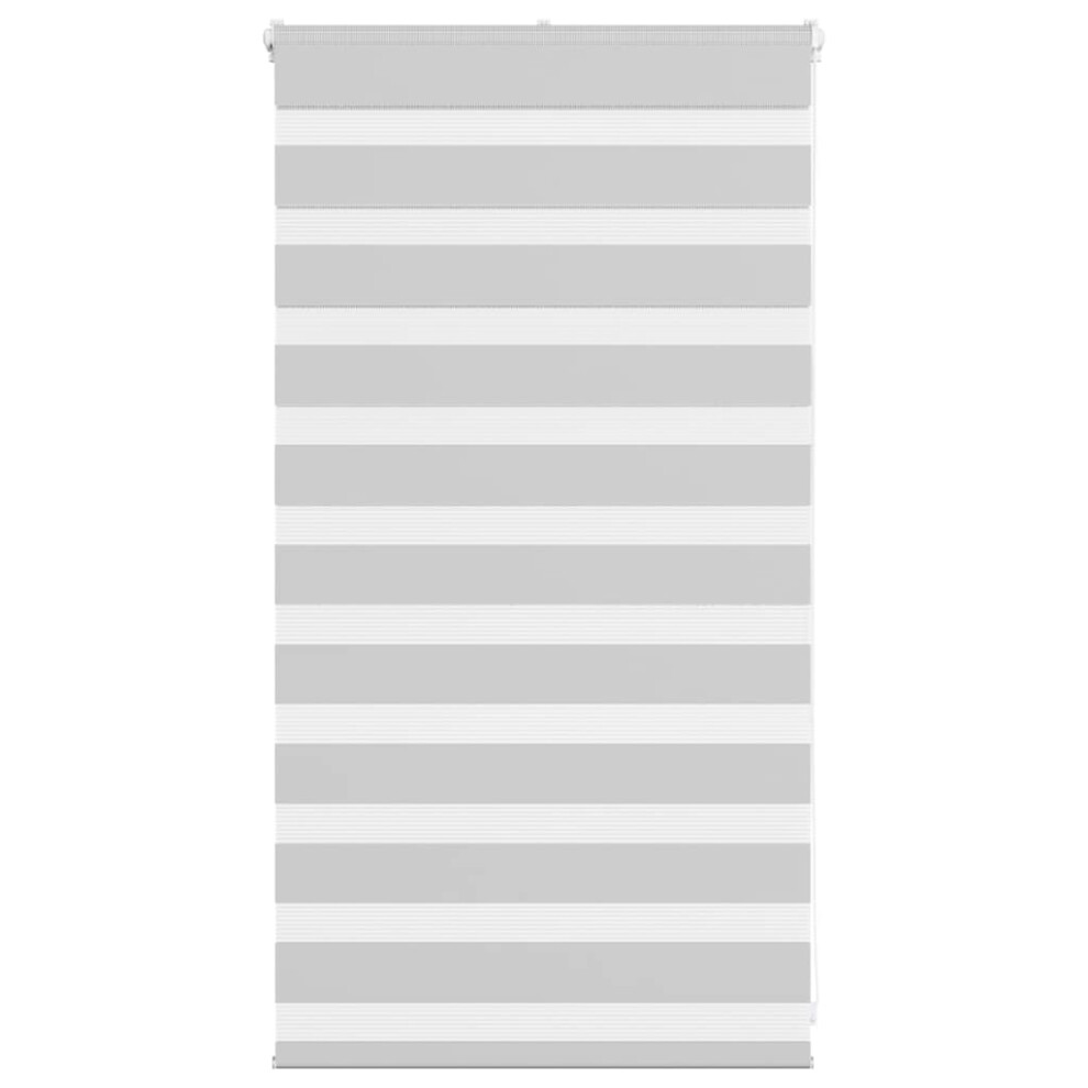 Vidaxl (Light Grey, 90 X 100 Cm) Zebra Blind Fabric Polyester