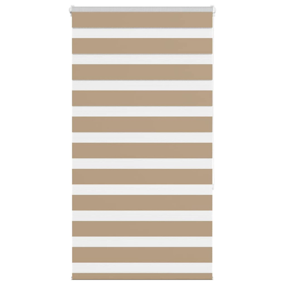 Vidaxl (Sand Brown, 85 X 150 Cm) Zebra Blind Fabric Polyester