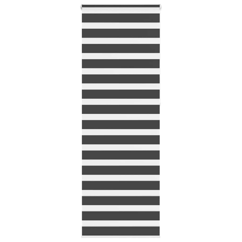 Vidaxl (, 75 X 230 Cm) Zebra Blind Fabric Polyester Black
