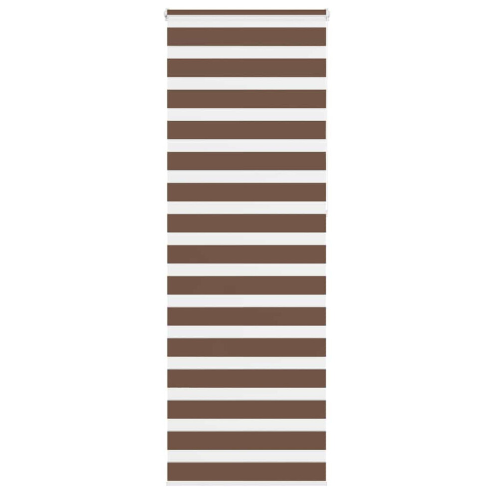 Vidaxl (, 80 X 230 Cm) Zebra Blind Fabric Polyester Brown