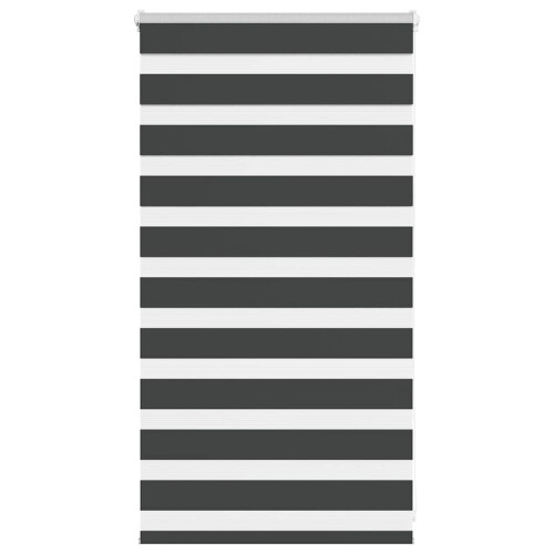 VidaXL vidaXL Doppelrollo Schwarz 90x100 cm Stoffbreite 85,9 cm Polyester
