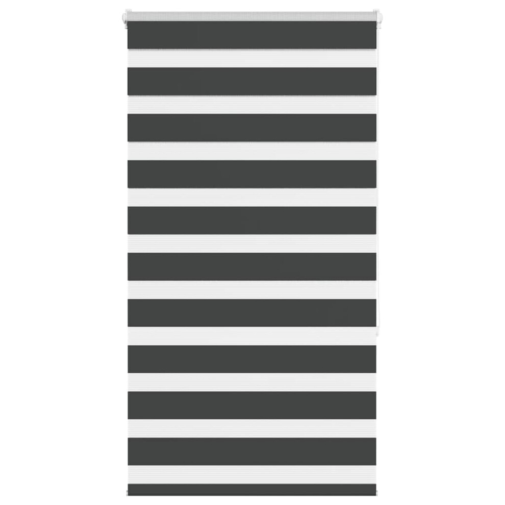 Vidaxl (, 75 X 150 Cm) Zebra Blind Fabric Polyester Black