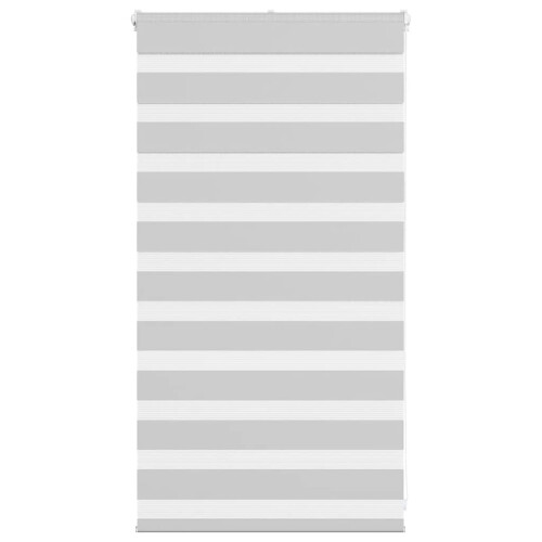 VidaXL vidaXL Doppelrollo Hellgrau 75x100 cm Stoffbreite 70,9 cm Polyester