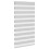 VidaXL vidaXL Doppelrollo Hellgrau 75x100 cm Stoffbreite 70,9 cm Polyester 3