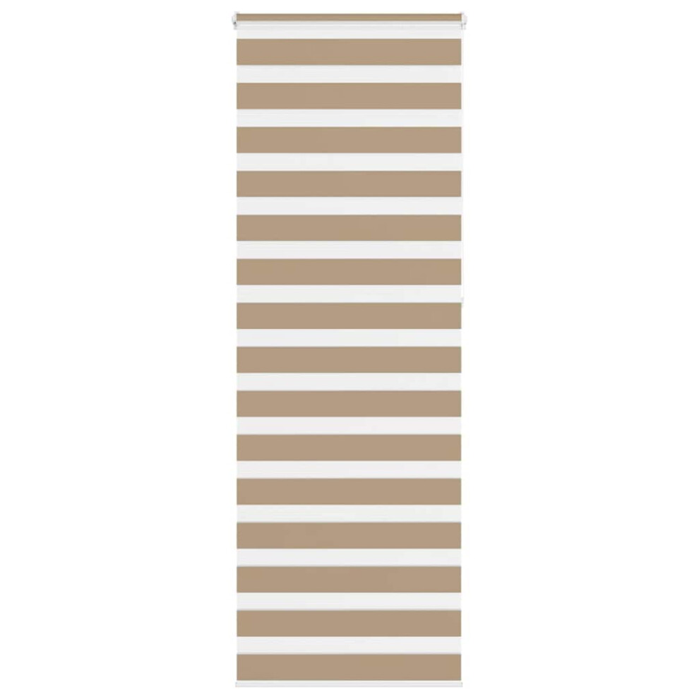 Vidaxl (Sand 80 X 230 Cm) Zebra Blind Fabric Polyester Brown