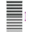 VidaXL vidaXL Doppelrollo Schwarz 80x100 cm Stoffbreite 75,9 cm Polyester 5