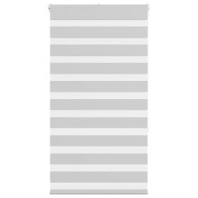 (light grey, 75 x 150 cm) vidaXL Zebra Blind Fabric Polyester