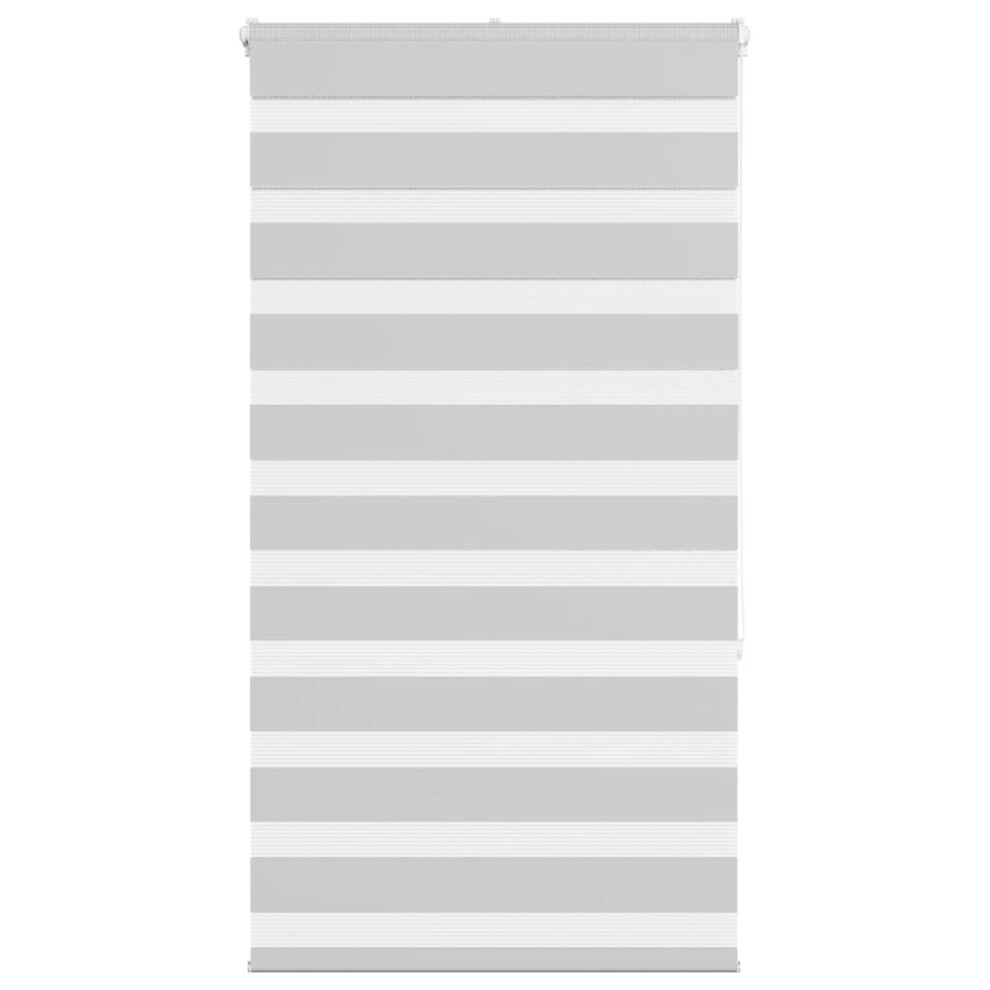 Vidaxl ( 75 X 150 Cm) Zebra Blind Fabric Polyester Light/Grey