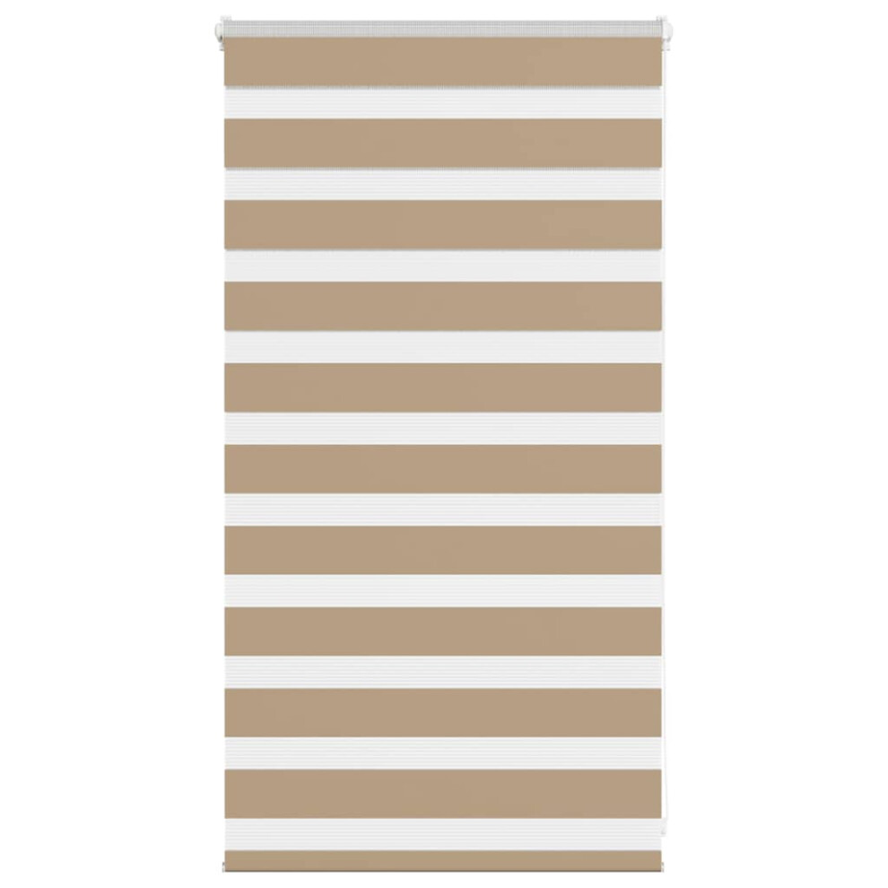 Vidaxl (Sand Brown, 80 X 100 Cm) Zebra Blind Fabric Polyester