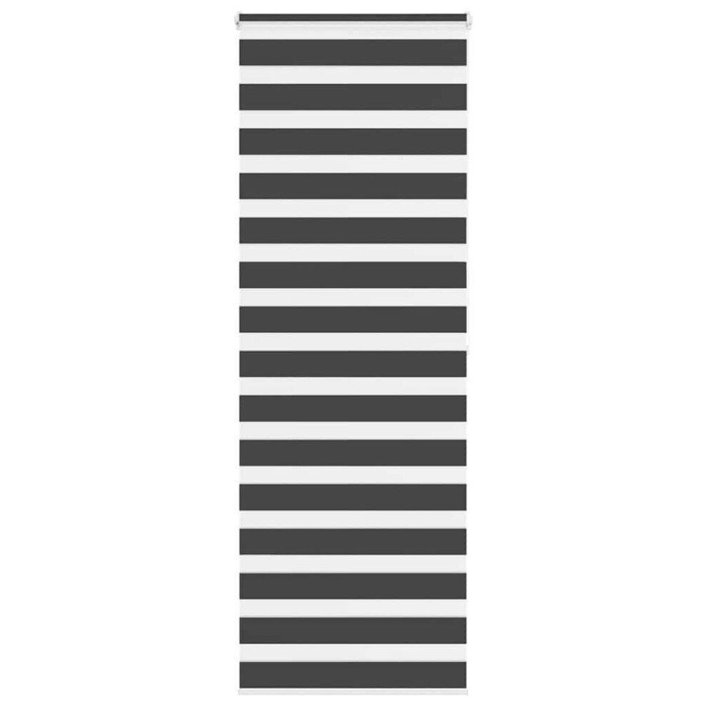 Vidaxl (Black, 85 X 200 Cm) Zebra Blind Fabric Polyester