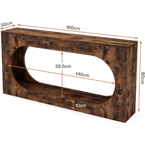 Tribesigns Tribesigns Konsolentisch 160cm schmales Sofa Eingangstisch mit 2-Tier Lagerung 2