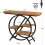 Tribesigns Tribesigns console table 100 cm entry table with 4-tier shelf, hallway sofa table 3