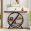 Tribesigns Tribesigns console table 100 cm entry table with 4-tier shelf, hallway sofa table 7