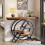 Tribesigns Tribesigns console table 100 cm entry table with 4-tier shelf, hallway sofa table 2