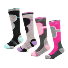 (7-10 Years (12.5-3.5), 4 Pack) Kids Girls Thermal Ski Winter Skiing Socks
