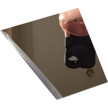 CrestGlass 3mm Silver Acrylic Mirror A6 Sheet 147 x 104 Perspex Mirror Plastic Safety Mirror