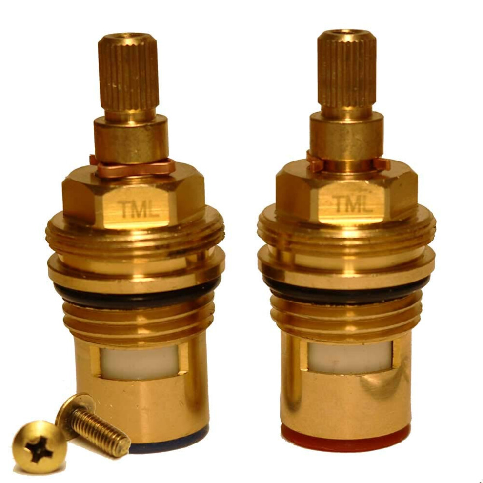 28 Spline Ascdv0003 Replacement Ceramic Cartridge Tap Valve Quarter Turn Gland Insert Bsp 1/2" 5021926959741