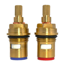 18 Spline Replacement Ceramic Disc Tap Valve Quarter Turn Gland No Threaded Collar CC13 Compatible Zucchetti R9742P.9501