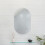 Croydex Croydex Harrop Rounded Rectangle Mirror with Hang N Lock Fitting System,Silver, 650 x 400 x 5mm 5