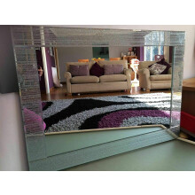 New Glitter Frame Mirror Room/Bathroom Use Dimensions: 40 x 60cm (Approx.)