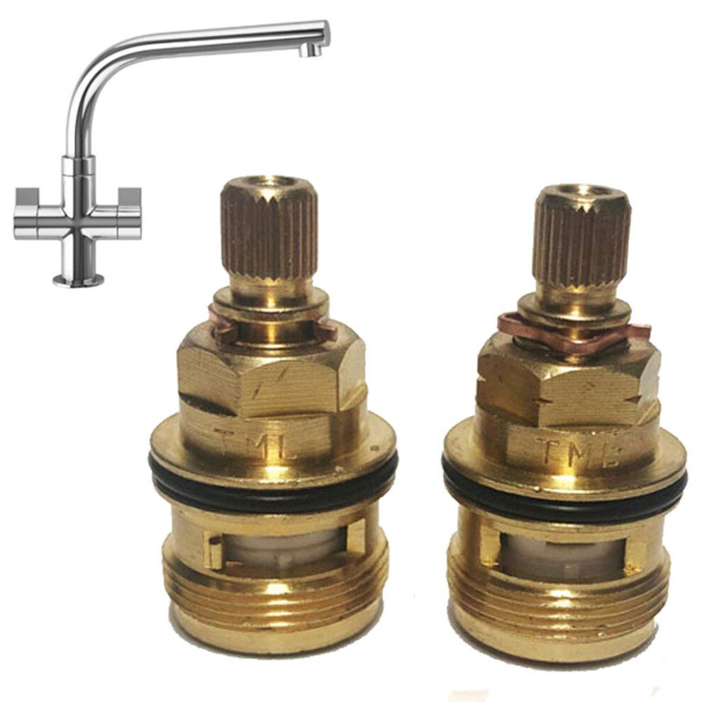 Franke Sion Pair Of Ceramic Tap Cartridge Valves 28 5060565761872