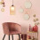 Set of 3 gold hexagonal mirrors 2