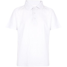 (13-14 Years, White) Kids Boys T Shirts Summer Soft Plain Polo