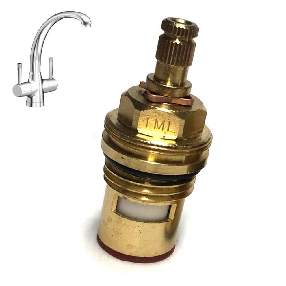 Tap Cartridge For Blanco Cleo Bm6100 Quarter Turn Valve Replacement (Hot/Clockwise) 7091049507288