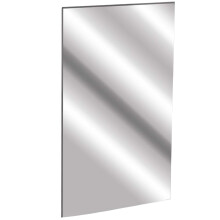 Jing 12" x 24" 1/8" Acrylic Mirror Sheet - 3mm Platic Silver Safety Mirror - Plexiglass Bathroom Mirror Board - Durable Un-Break - for Gym Dance